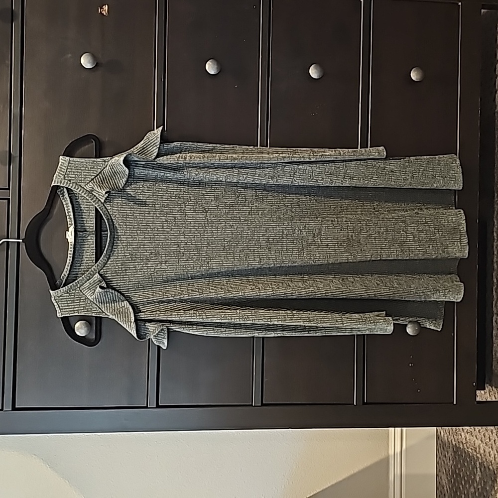 Cold Shoulder Tunic/Dress L